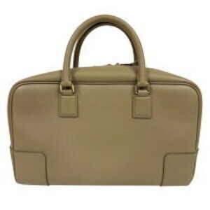 Loewe Beige Tan Shoulder Amazona Calfskin Bag